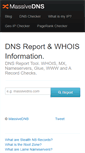 Mobile Screenshot of massivedns.com